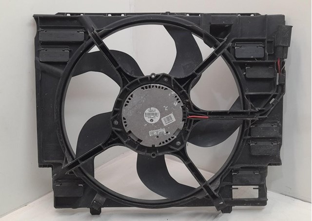 Difusor de radiador, ventilador de refrigeración, condensador del aire acondicionado, completo con motor y rodete 17427796832 BMW