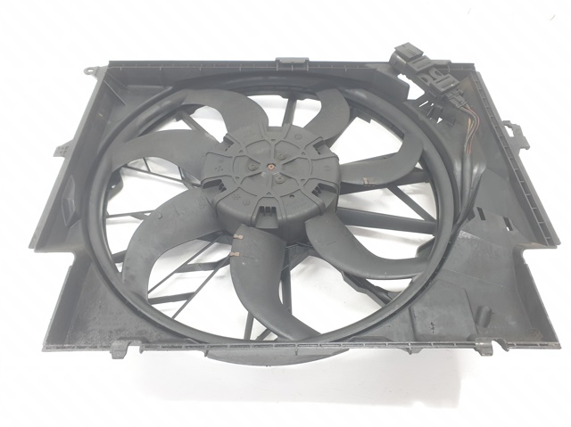 Difusor de radiador, ventilador de refrigeración, condensador del aire acondicionado, completo con motor y rodete 17427801647 BMW