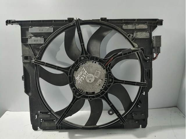 Difusor de radiador, ventilador de refrigeración, condensador del aire acondicionado, completo con motor y rodete 17428509741 BMW