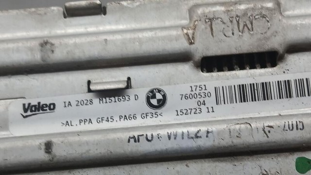 17517600530 BMW Intercooler  en stock Huelva
