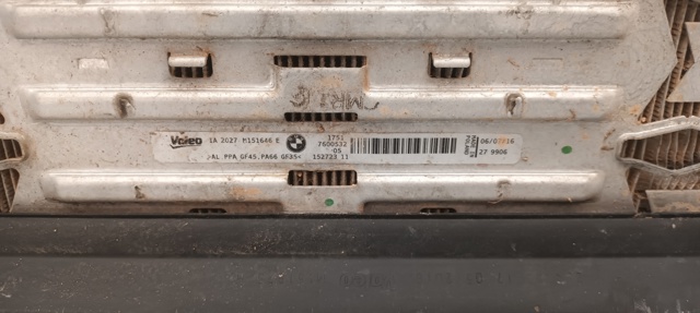 Radiador de aire de admisión 17517600532 BMW