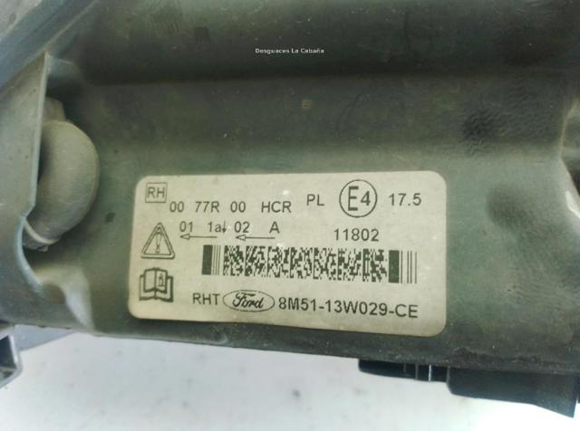 FORD 1754444 Faro derecho  comprar en Albacete