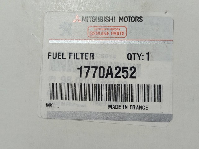 Filtro combustible 1770A252 MITSUBISHI