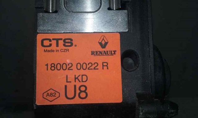Potenciometro pedal para renault megane iii fastback 1.5 dci (bz09, bz0d) k9kj836 180020022R