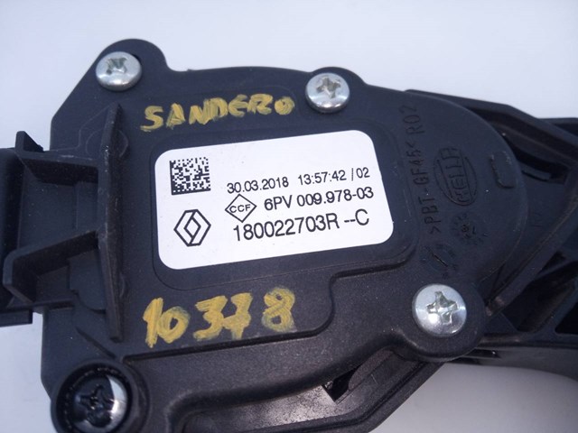 Pedal acelerador para dacia sandero ii  sandero stepway   /   09.15 - 12.18 h4b410 180022703R