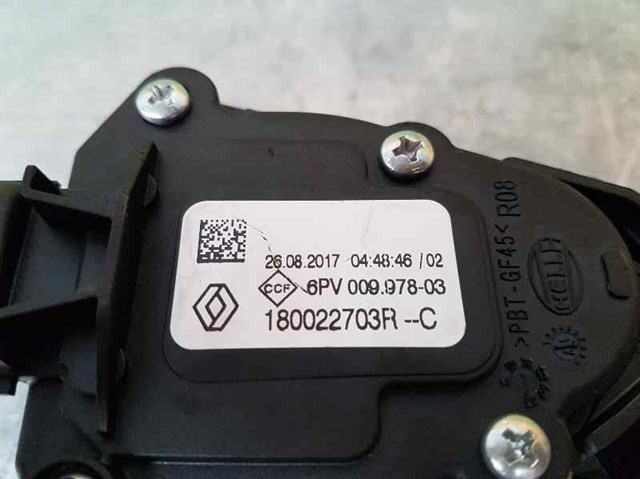 Potenciometro pedal para dacia sandero stepway   /   10.12 - 12.18 h4bb408 180022703RC