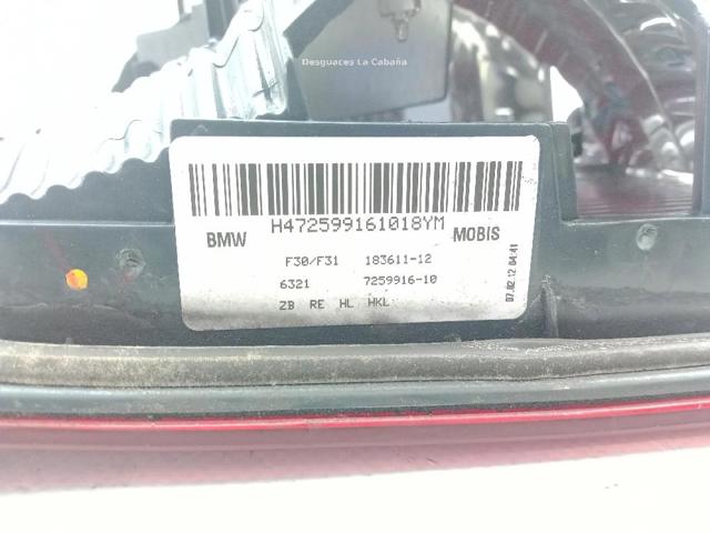 18361112 BMW Piloto trasero interior izquierdo  disponible Vigo