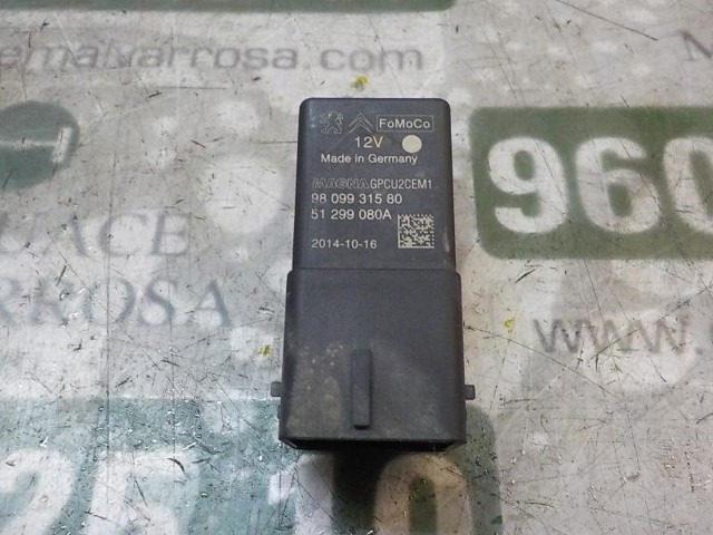 Relé de bujías incandescentes 1865194 FORD