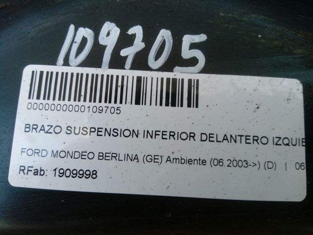 1909998 Brazo inferior izquierdo de la suspensión delantera  en stock Sabadell