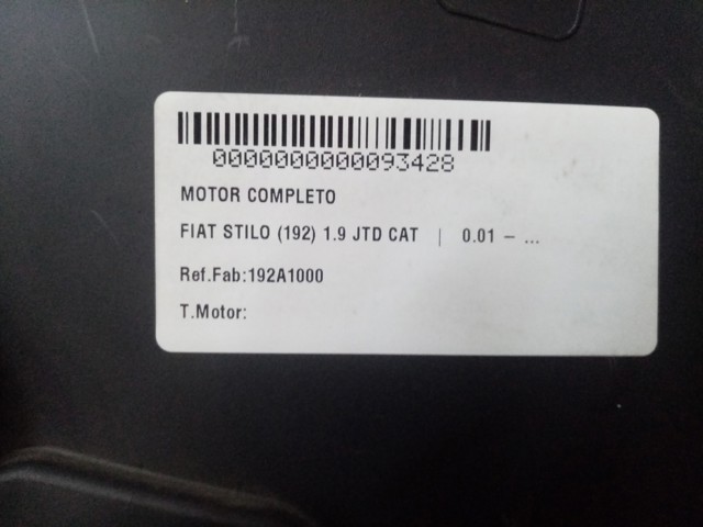 192A1000 Motor completo comprar Sevilla
