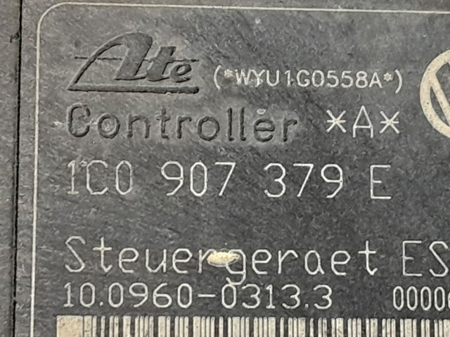 Unidad de control ABS hidráulico 1C0907379E VAG