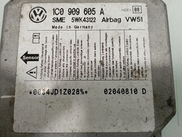 1C0909605A Módulo de control de airbag  comprar en Pontevedra