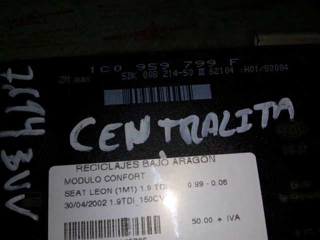 1C0959799F VAG Módulo de confort  en stock Córdoba