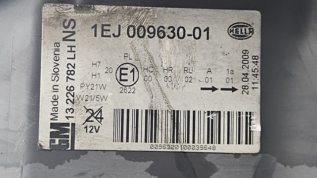 OPEL 1EJ00963001 Faro izquierdo  comprar en Ponferrada