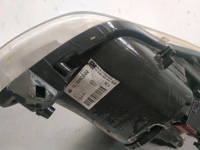 Faro delantero derecho 1EJ00963002 OPEL