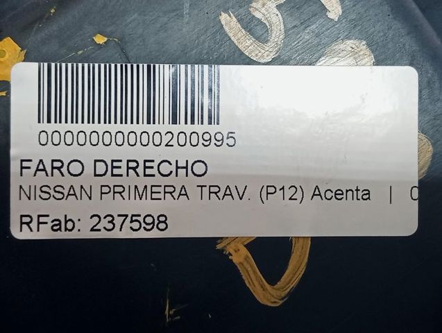 1EJ23801002 NISSAN Faro derecho  disponible Vigo
