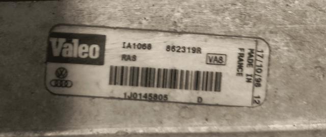 VAG 1J0145803G Intercooler comprar Pamplona