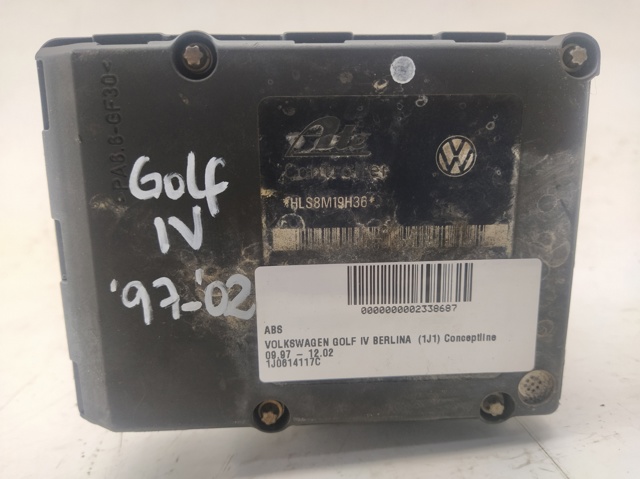 Abs para volkswagen golf iv (1j1) (1997-2004) 1.9 tdi alh 1J0614117C