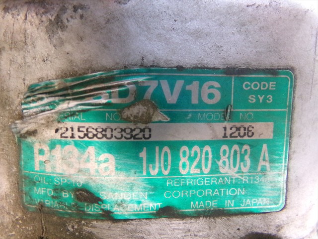 1J0820803A VAG Compresor de aire acondicionado  comprar en Lleida