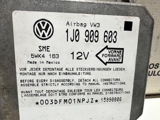 1J0909603 VAG Módulo de control de airbag  en stock Gandía
