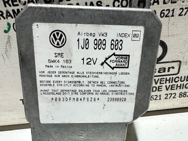 1J0909603 Módulo de control de airbag  en stock Sabadell