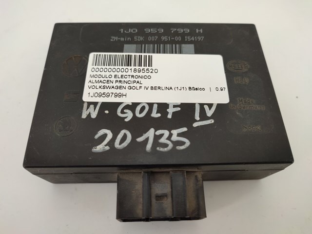 Modulo electronico para volkswagen golf iv 1.9 tdi alh 1J0959799H