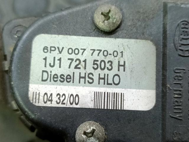 VAG 1J1721503H Pedal del acelerador  disponible España