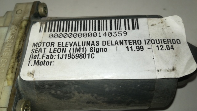 VAG 1J1959801C Motor del elevalunas eléctrico  en stock Terrassa
