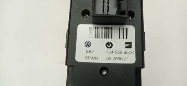 VAG 1J4959857C Interruptor de elevalunas delantera izquierda  en stock Terrassa