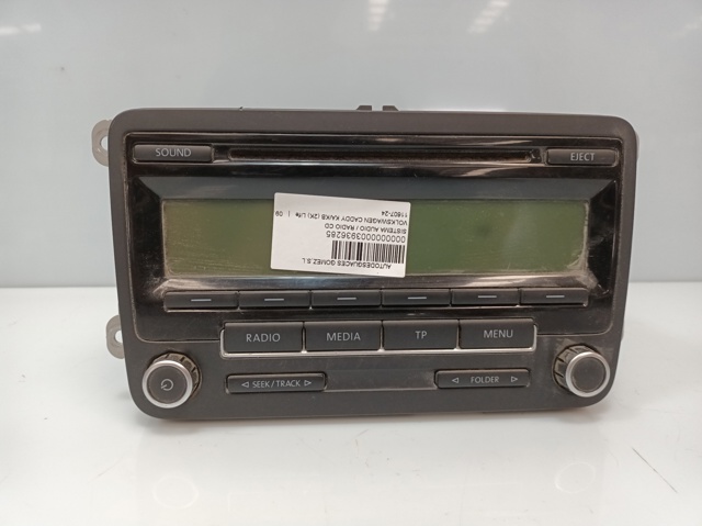 Sistema audio / radio cd para volkswagen caddy iii ranchera familiar 1.9 tdi bsu 1K0035186AA