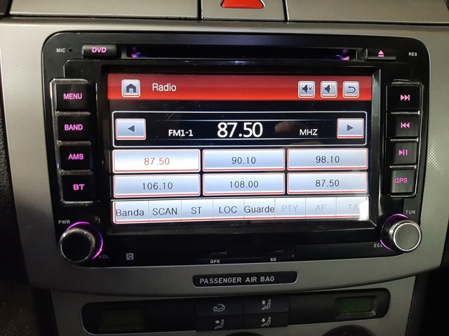 Sistema audio / radio cd para volkswagen passat 2.0 tdi 16v bkp 1K0035186AA