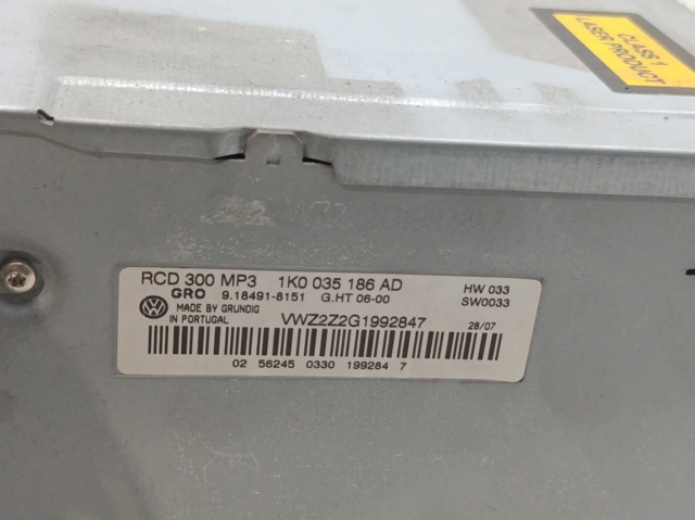 VAG 1K0035186AD Radio  en stock Terrassa