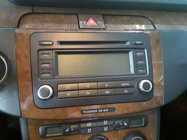Sistema audio / radio cd para volkswagen passat 2.0 tdi 16v bkp 1K0035186P