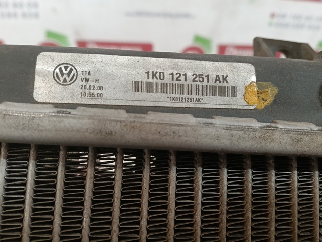 1K0121251 Radiador de refrigeración del motor  comprar en Zaragoza