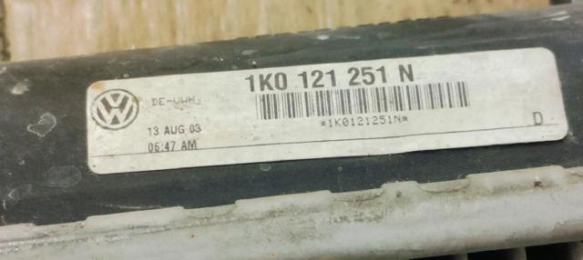 1K0121251N VAG Radiador de refrigeración del motor  disponible Vigo