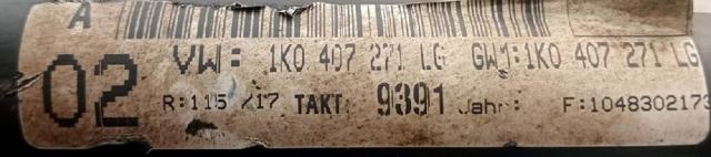 1K0407271LG Semieje delantero izquierdo  en stock Castellón