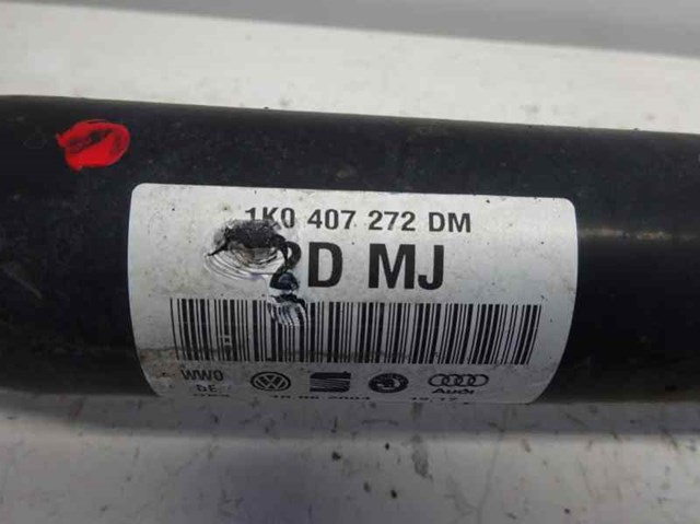 Árbol de transmisión delantero derecho 1K0407272DM VAG