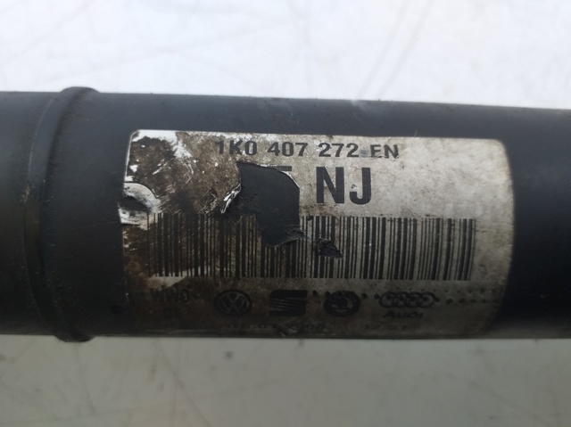Árbol de transmisión delantero derecho 1K0407272EN VAG