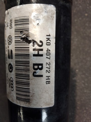 Árbol de transmisión delantero derecho 1K0407272HB VAG