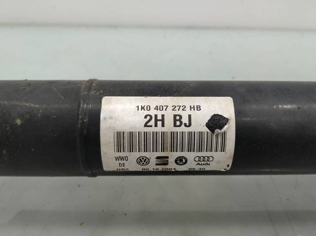 Árbol de transmisión delantero derecho 1K0407272HB VAG