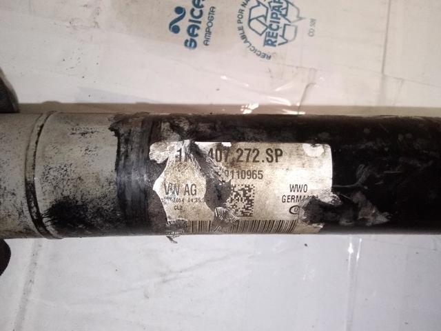 Árbol de transmisión delantero derecho 1K0407272SP VAG