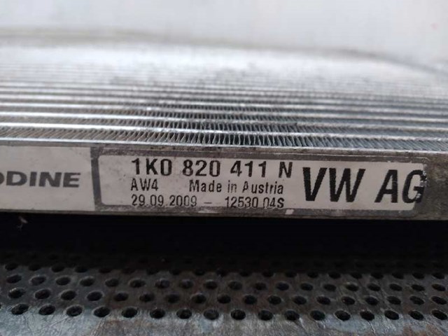 Condensador / radiador  aire acondicionado para volkswagen golf vi 1.6 tdi cayc 1K0820411N