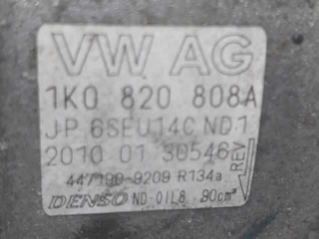 1K0820808A Compresor de aire acondicionado  comprar en Zaragoza