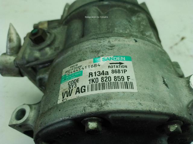 1K0820808F Compresor de aire acondicionado  en stock Castellón