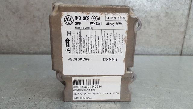 1K0909605A Módulo de control de airbag comprar Girona