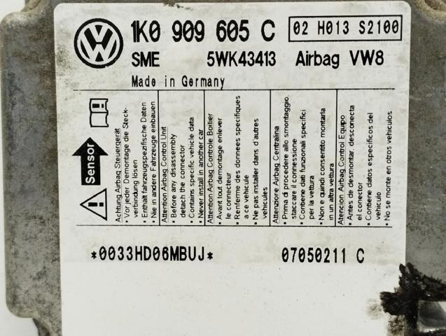 VAG 1K0909605C Módulo de control de airbag  en stock Valencia