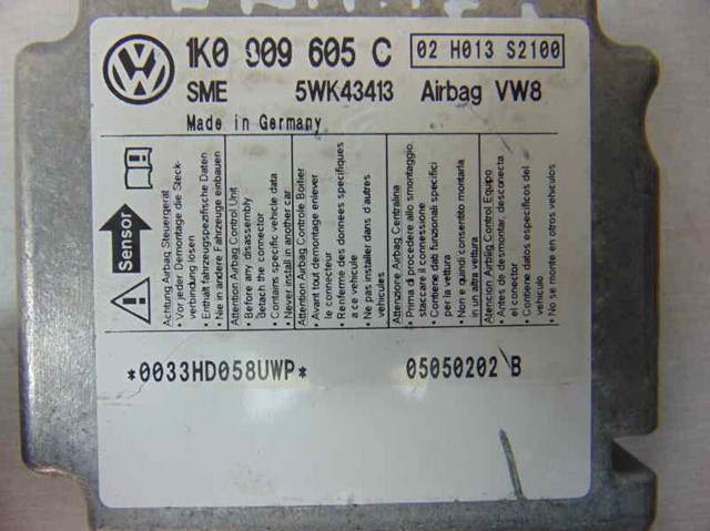 1K0909605C Módulo de control de airbag  en stock Granada