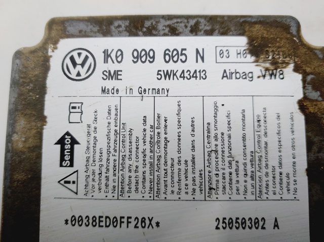 VAG 1K0909605N Módulo de control de airbag  en stock Salamanca