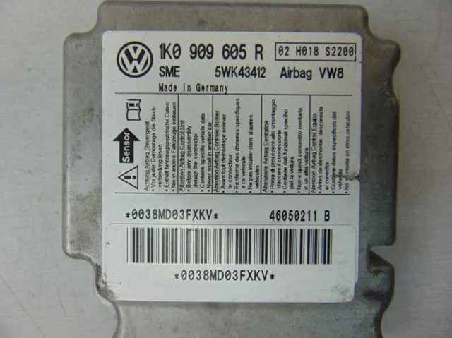 1K0909605R Módulo de control de airbag  comprar en Reus