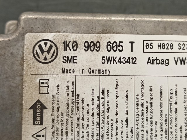 1K0909605T Módulo de control de airbag comprar Sevilla